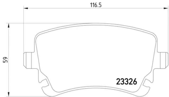 355015951 - Brakes &amp; Brake Parts: Disc Brake Pad Set for Hella Pagid Image