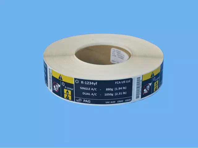 68227802AB - Labels: Air Conditioning System Label for Mopar Image