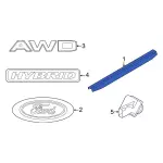 NZ6Z6041018A - : Upper Molding for Ford: Maverick Image