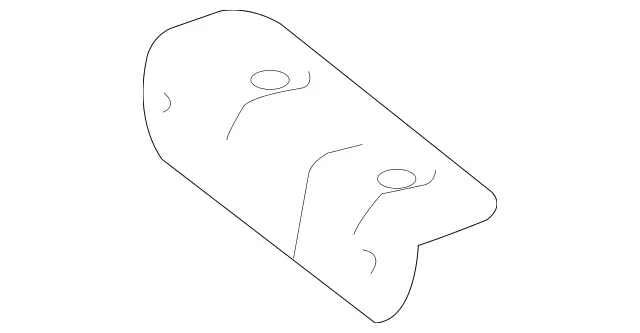 2514700081 - Fuel System: Fuel Tank Bracket for Mercedes-Benz Image