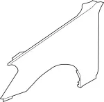 63101AL530 - : Fender for INFINITI: G35 Image