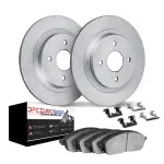 461207004 - : DFC Geospec Rotors with EURO 5000 Ceramic Brake Pads includes Hardware for DYNAMIC FRICTION Image