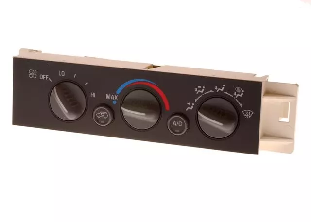 9378815 - Body: Heater Control for Cadillac: Escalade | Chevrolet: C1500, C2500, C3500, C3500HD, K1500 Pickup, K2500 Pickup, K3500 Pickup, Suburban C1500, Suburban C2500, Suburban K1500, Suburban K2500, Tahoe | GMC: C1500 Pickup, C2500 Pickup, C3500 Pickup, C3500HD, K1500 Pickup, K2500 Pickup, K3500 Pickup, Suburban C1500, Suburban C2500, Suburban K1500, Suburban K2500, Yukon Image