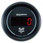 6374 - : GAUGE, NITROUS PRESSURE, 2 1/16", 1600PSI, DIGITAL, BLACK DIAL W/ RED LED for AutoMeter Image