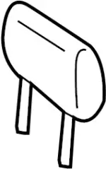 86400CW50A - : Headrest for INFINITI: Q45 Image
