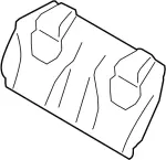 886115CA0A - Body: Seat Back Pad for Infiniti Image