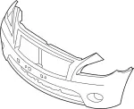 620221MJ0H - : Bumper Cover for Infiniti Image