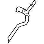 CK4Z7A031B - : Ford Transit-150 By-Pass Pipe for Ford Image
