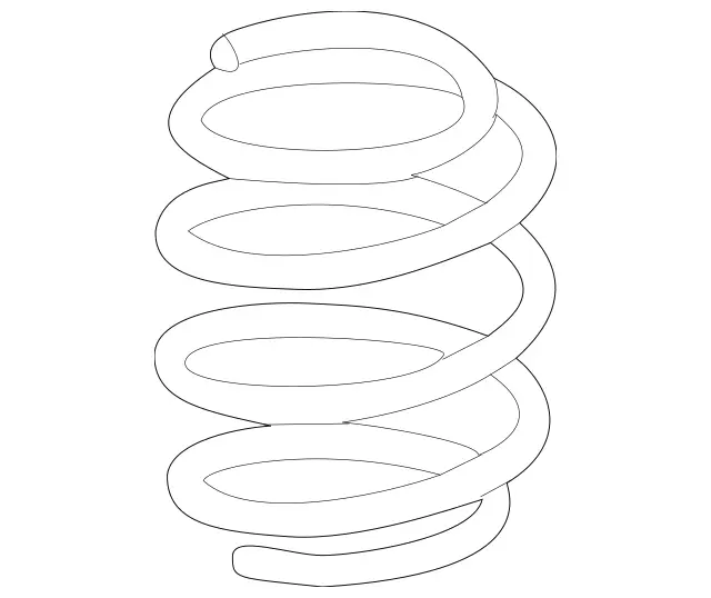 2043210304 - Springs, Suspension and Hydraulic Components: Helical Spring for Mercedes-Benz: C250, C300, C350 Image image