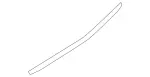 2077570089 - Trunk Lid: Trim Strip for Mercedes-Benz Image