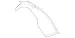 2316909800 - Covering and Lining: Trim, Tubular Frame for Mercedes-Benz Image