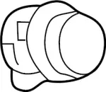 253155CA0A - Steering: Tilt Switch for INFINITI: Q60, QX50, QX55 Image