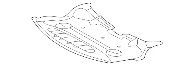 2305241630 - Chassis Sheet Metal/Air Intake: Trim for Mercedes-Benz: SL63 AMG, SL65 AMG Image image