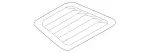 22083101367D43 - Body: Vent for Mercedes-Benz Image