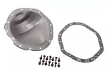 19133288 - Driveline and Axles: Rear Axle Housing Cover Kit with Gasket and Bolts for Cadillac: Brougham, Commercial Chassis, Escalade, Fleetwood | Chevrolet: Blazer, C/K Pickup, C1500, C2500, C3500, Express 2500, G30, K1500 Pickup, K2500 Pickup, K3500 Pickup, P20, R20, R2500, Silverado 1500, Silverado 1500 Classic, Silverado 1500 HD, Silverado 1500 HD Classic, Silverado 2500, Silverado 2500 HD, Suburban 2500, Suburban C1500, Suburban C20, Suburban C2500, Suburban K1500, Suburban K20, Suburban K2500, Suburban R20, Suburban R2500, Suburban V20, Suburban V2500, Tahoe, V20 | GMC: C1500 Pickup, C2500 Pickup, C3500 Pickup, G3500, K1500 Pickup, K2500 Pickup, K3500 Pickup, P2500, R2500 Pickup, Savana 2500, Sierra 1500, Sierra 1500 Classic, Sierra 1500 HD, Sierra 1500 HD Classic, Sierra 2500, Sierra 2500 HD, Suburban C1500, Suburban C2500, Suburban K1500, Suburban K2500, Suburban R2500, V2500, V2500 Suburban, Yukon, Yukon XL 2500 Image