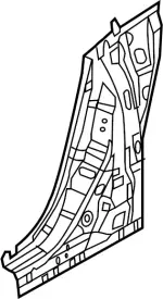 76515JJ50A - Body: Lock Pillar for Infiniti Image