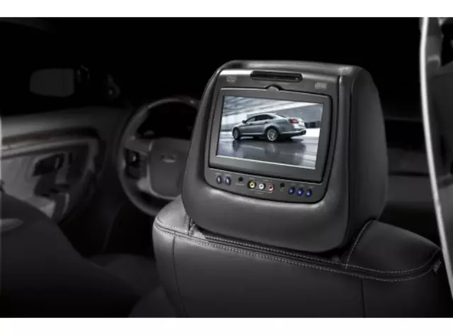 DVD By Invision, Dual Head Restraint, Leather - Ford (VBG1Z-10E947-DA)