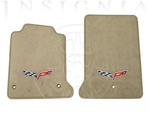 19172507 - Interior: Floor Mats, Premium Carpet, Crossed-Flag Logo for Chevrolet: Corvette Image