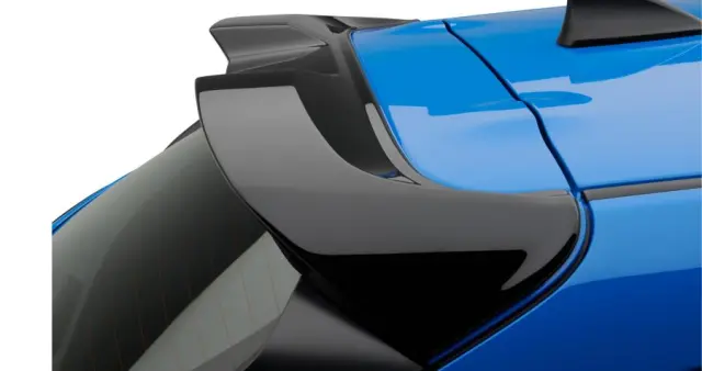E7210FN020V2 - Exterior: 2024 Subaru Impreza &amp; Crosstrek Roof Spoiler in Crystal Black Silica | Genuine OEM for Subaru Image