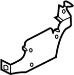 28196AR200 - : CD Player Brace for Infiniti Image