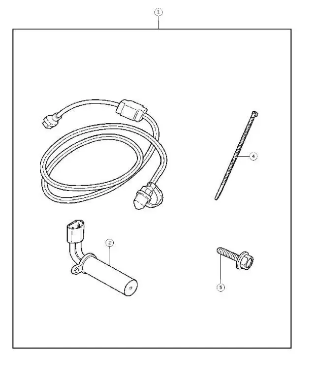 68070034AC - : Engine Block Heater Cord for Mopar Image