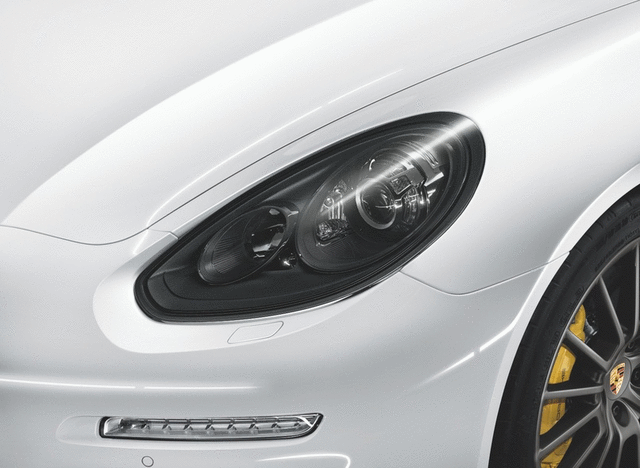 97004490057 - Exterior: 2014-2016 Porsche Panamera - Bi-Xenon Headlights In Black for Porsche: Panamera Image