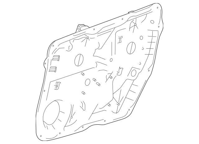 1667201202 - Driver Door: Basic Carrier for Mercedes-Benz: GL350, GL450, GL550, GL63 AMG, GLE300d, GLE350, GLE400, GLE550e, GLE63 AMG, GLS350d, GLS450, GLS550, GLS63 AMG, ML250, ML350, ML400, ML550, ML63 AMG Image image