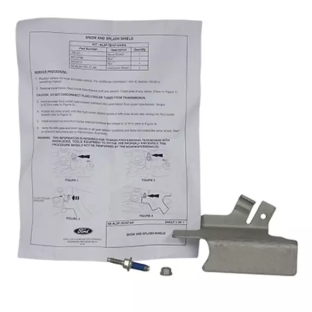 AL3Z7B147A - Cooling System: Oil Tube Bracket for Ford Image