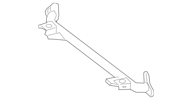 1666200085 - Front-End Assembly, Front Panel: Cross Strut for Mercedes-Benz: GL350, GL450, GL550, GL63 AMG, GLE300d, GLE350, GLE400, GLE43 AMG, GLE450 AMG, GLE550e, GLE63 AMG, GLE63 AMG S, GLS350d, GLS450, GLS550, GLS63 AMG, ML250, ML350, ML400, ML550, ML63 AMG Image image