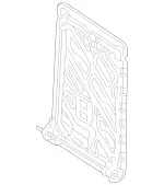 2059201201 - Rear Seat: Backrest Frame for Mercedes-Benz: C43 AMG, C63 AMG, C63 AMG S, E400, E450, E53 AMG Image