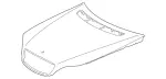 220880035728 - Attachment Parts: Hood for Mercedes-Benz Image