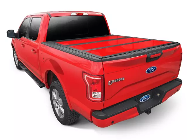 VML3Z84501A42KF - Exterior: Undercover Code Orange Hard Folding Tonneau for Ford Image