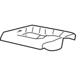 6L3Z18045A76AA - Body: Top Finish Panel for Ford Image