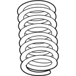 3L3Z5310XA - Suspension: Coil Spring for Ford: Expedition, F-150, F-250, F-250 HD | Lincoln: Navigator Image