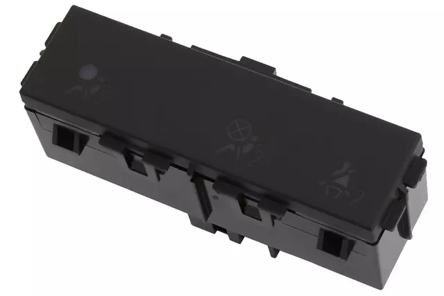 Jet Black Instrument Panel Airbag Arming Status Display - GM (84124320)