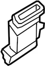 279323KA0B - Body: Center Duct for INFINITI: JX35, QX60 Image image