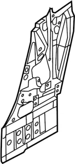 76530JJ50A - Body: Inner Lock Pillar for Infiniti Image