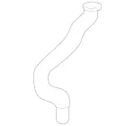 1706280869 - Cowl, Front Panel: Water Drain for Mercedes-Benz: SLK230, SLK320 Image