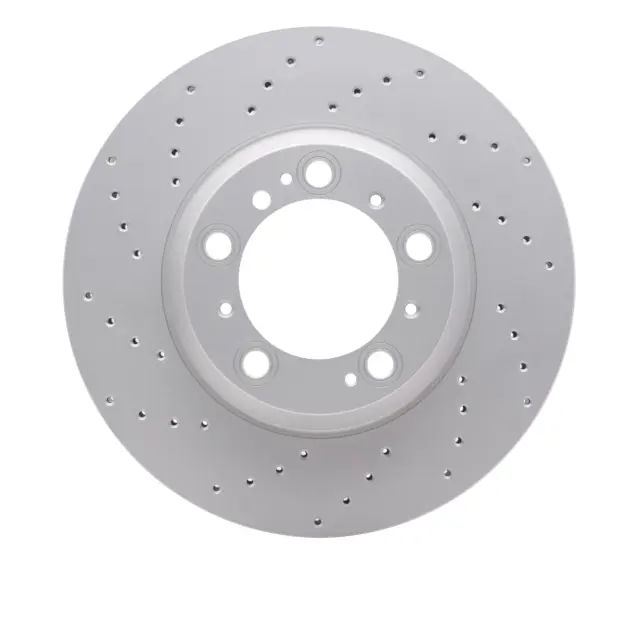 92002067D - Brakes &amp; Brake Parts: DFC Hi-Carbon Alloy Rotor - Drilled for DYNAMIC FRICTION Image