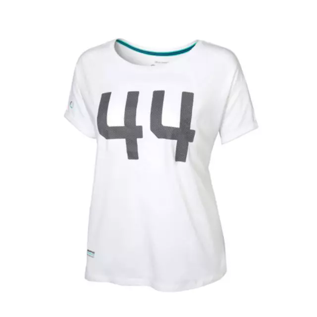 Mer Womens 2019 Hamilton No 44 T-Shirt - Mercedes-Benz (1444177-83)