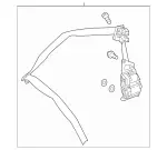 23886030003D53 - Electrical: Retractor Assembly for Mercedes-Benz Image