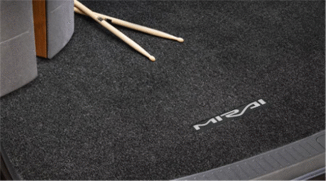PT2066221220 - : 2021-2023 Toyota Mirai - Cargo, Carpet Trunk Mat - Black for Toyota: Mirai Image