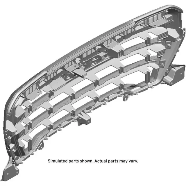 84508280 - : Part# 84508280 Bright Chrome Front Grille for GMC: Sierra 1500, Sierra 1500 Limited Image