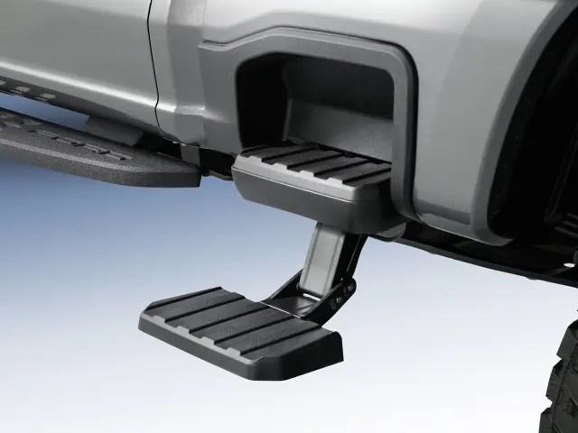 VPC3Z17A958E - Exterior: Right Passengers Side Retractable Side Step for Ford: E-350 Super Duty, E-450 Super Duty, F-250 Super Duty, F-350 Super Duty, F-450 Super Duty, F-550 Super Duty Image