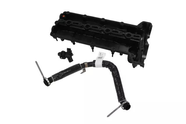 (Replaces 24587029) Valve Rocker Arm Cover Kit with Studs, Bolts, Gasket, Pipe, and Seal - GM (12685915)