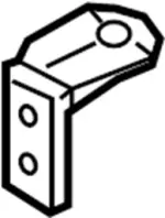 64880EG010 - Body: Cover Panel Bracket for Infiniti Image