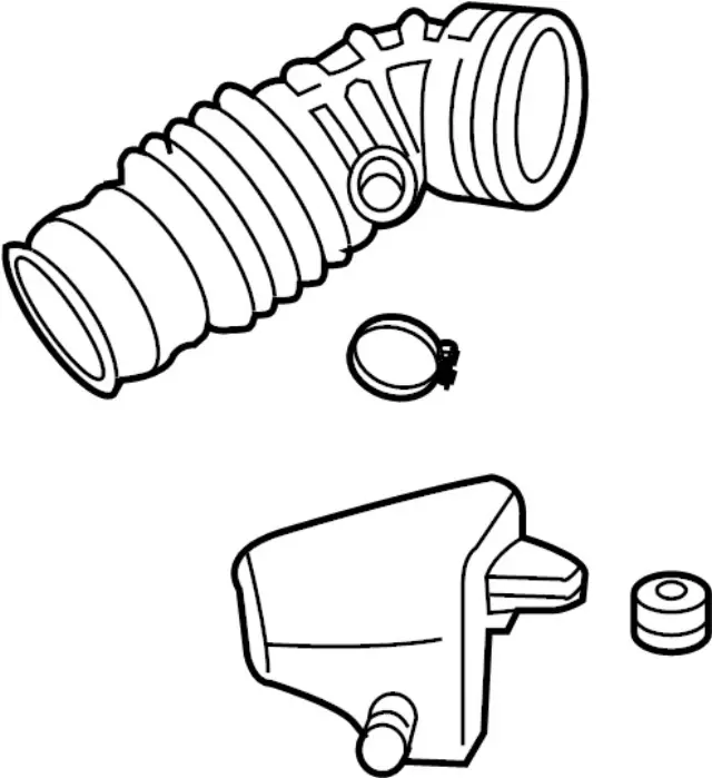 16576EY00B - Engine: Duct Assembly for INFINITI: EX37, G37, Q40, Q60, QX50 Image