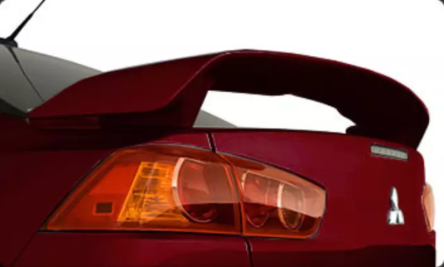 MZ574563EX - : Rear Wing Spoiler - Red for Mitsubishi: Lancer Image