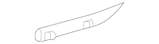 172693006164 - : Fastening Strip for Mercedes-Benz: SLC300, SLC43 AMG, SLK250, SLK300, SLK350, SLK55 AMG Image