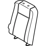 CK4Z9966600GC - Body: Seat Back Cover for Ford Image